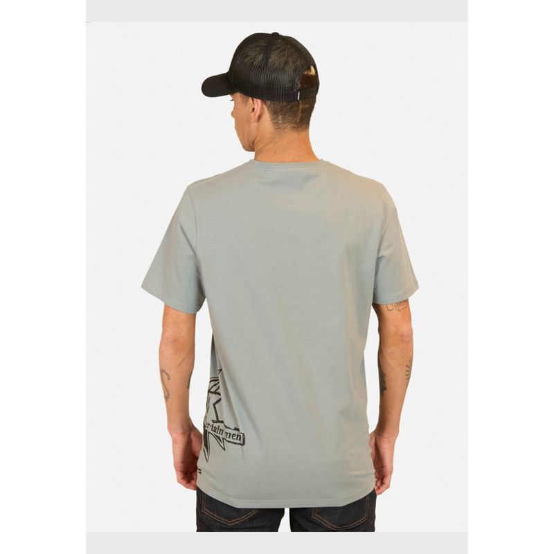 VOLCOM - Polera Manga Corta V Ent Stone Burst Gris Hombre Volcom