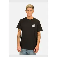 VOLCOM - Polera Manga Corta Stone Force Co Pw Negro Hombre