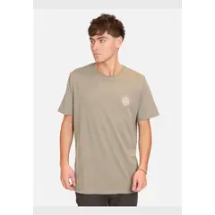 RUSTY - Polera Manga Corta Deep Looks Verde Hombre