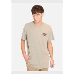 RUSTY - Polera Manga Corta R No Signal Tv Verde Hombre
