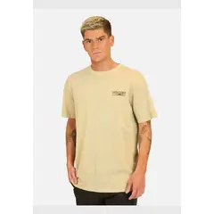 VOLCOM - Polera Manga Corta Out There Khaki Hombre