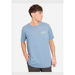 RUSTY - Polera Manga Corta Surfboard Azul Hombre