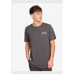 RUSTY - Polera Manga Corta Surfboard Negro Hombre