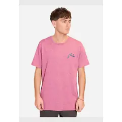 RUSTY - Polera Manga Corta Rsty Classic Burdeo Hombre