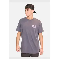 RUSTY - Polera Manga Corta R No Signal Tv Azul Hombre