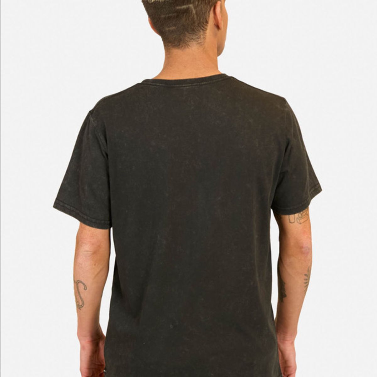 VOLCOM - Polera Manga Corta Star Scream Negro Hombre Volcom