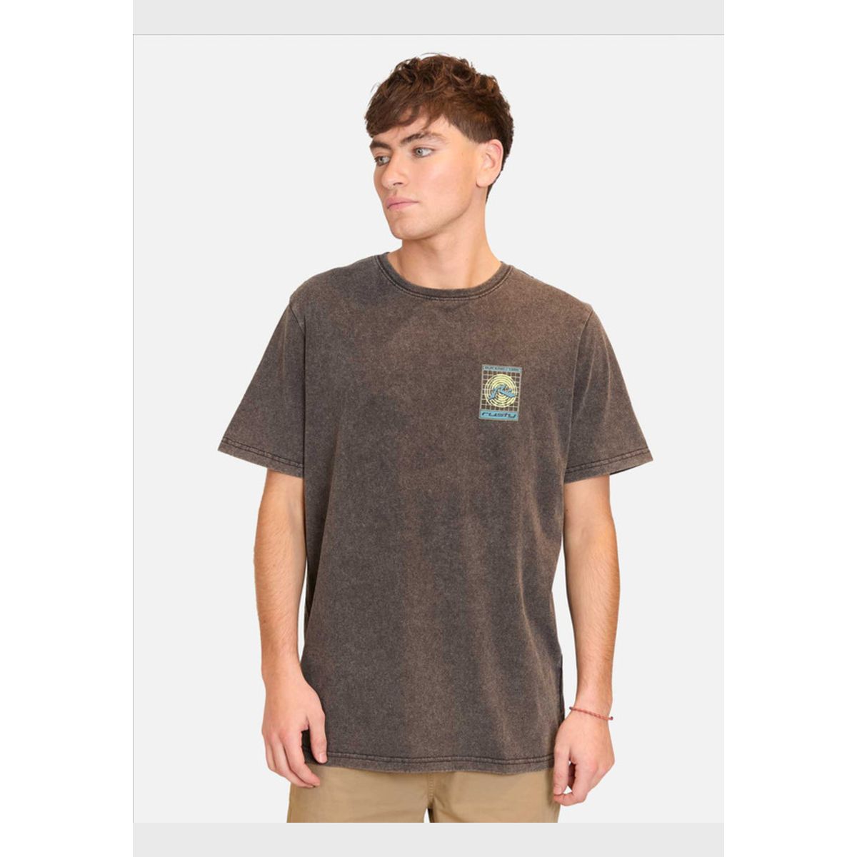 RUSTY - Polera Manga Corta Like A Rusty Spirit Tee Negro Hombre Rusty