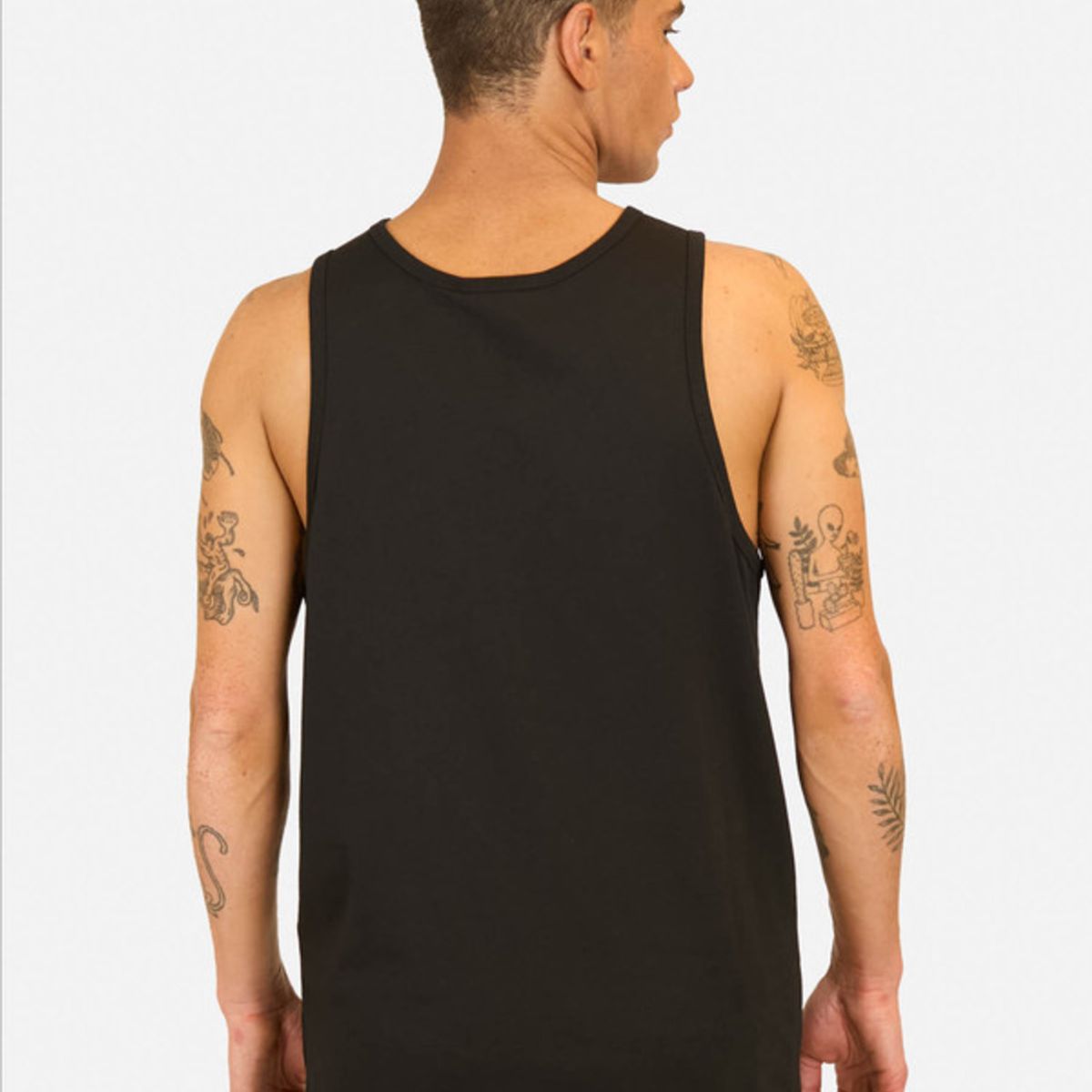 VOLCOM - Polera Crisp Stone Tank Negro Hombre Volcom