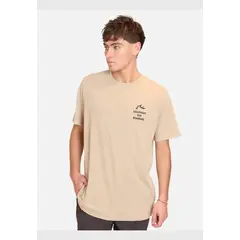 RUSTY - Polera Manga Corta Supply Co Khaki Hombre