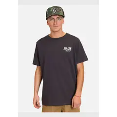 VOLCOM - Polera Manga Corta Scrambled Channel Gris Hombre