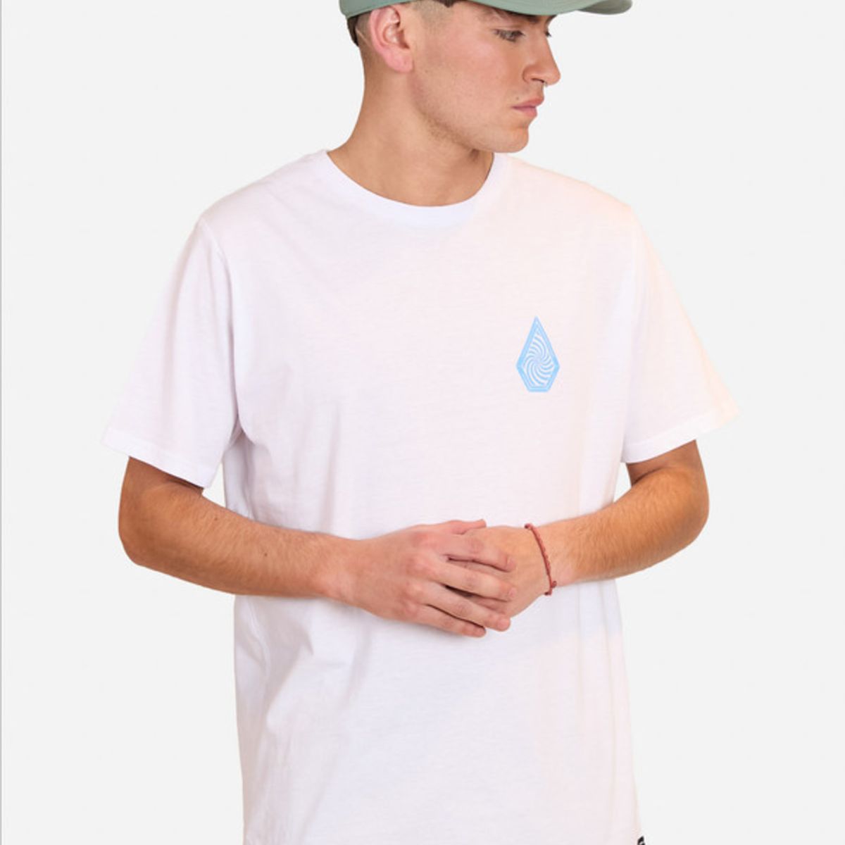 VOLCOM - Polera Manga Corta Hypnotix Blanco Hombre Volcom