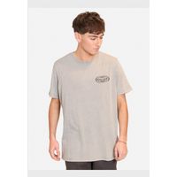 Polera Manga Corta Oval Tee Gris Hombre