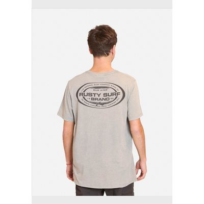 Imagen 2 del producto Polera Manga Corta Oval Tee Gris Hombre