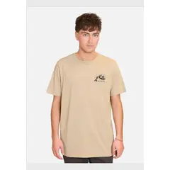 RUSTY - Polera Manga Corta R Broken Khaki Hombre