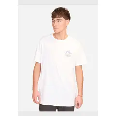 RUSTY - Polera Manga Corta Confussion Blanco Hombre