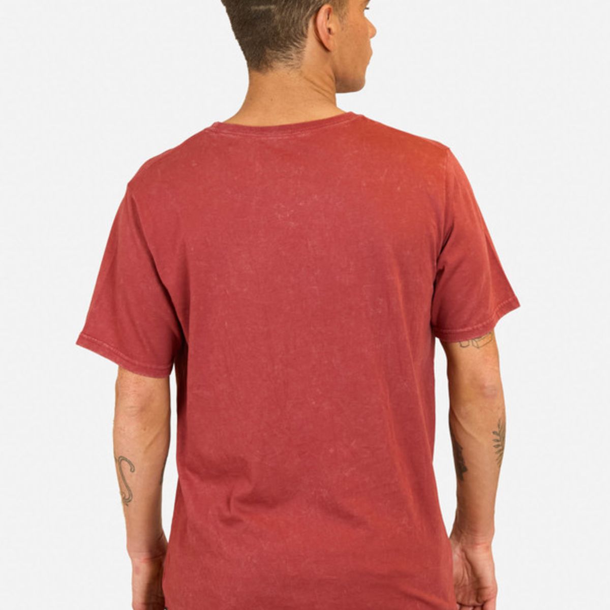 VOLCOM - Polera Manga Corta Elberta Rojo Hombre Volcom