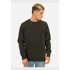 VOLCOM - Poleron CR Stone Crew Negro Hombre