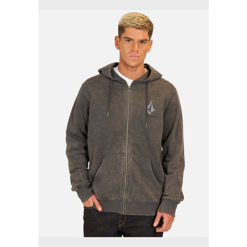 VOLCOM - Poleron FZ Sacred Full Zipper Gris Hombre Volcom