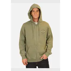 VOLCOM - Poleron FZ Line Service Full Zip Verde Hombre