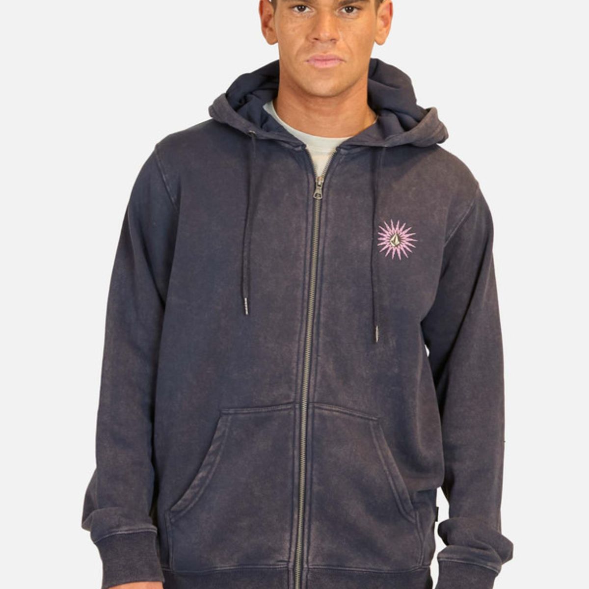 VOLCOM - Poleron FZ Scorcho Full Zip Azul Hombre Volcom