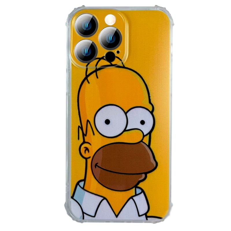 JOIGO - Carcasa Para iPhone 14 Pro Los  Simpsons Homero Sonríe Amarillo