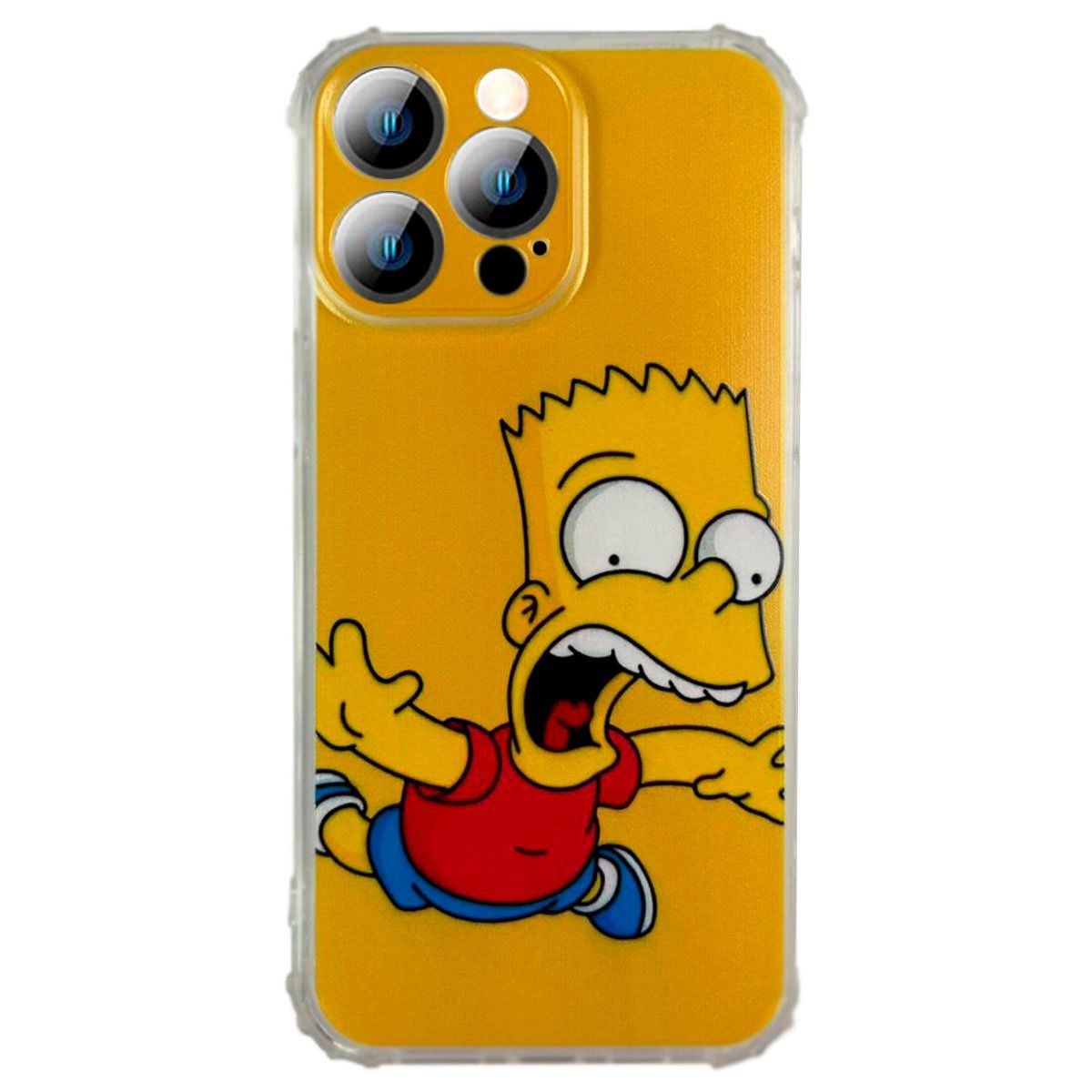 JOIGO - Carcasa Para iPhone 14 Los Simpsons Bart Caida Amarillo