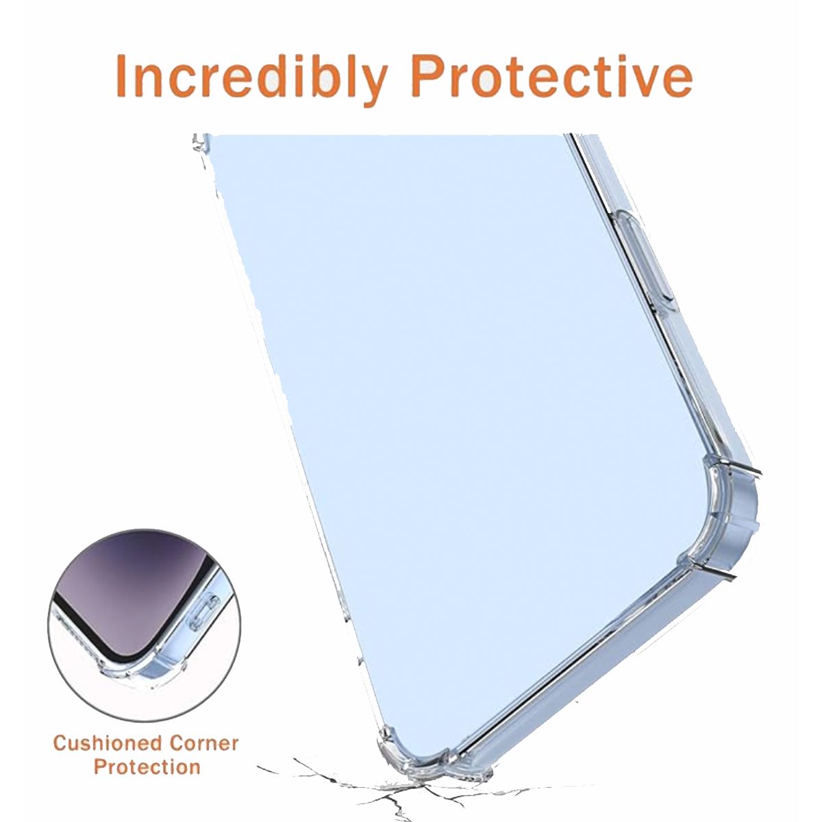 JOIGO - Carcasa Antigolpe Para Samsung A12 Transparente Reforzado