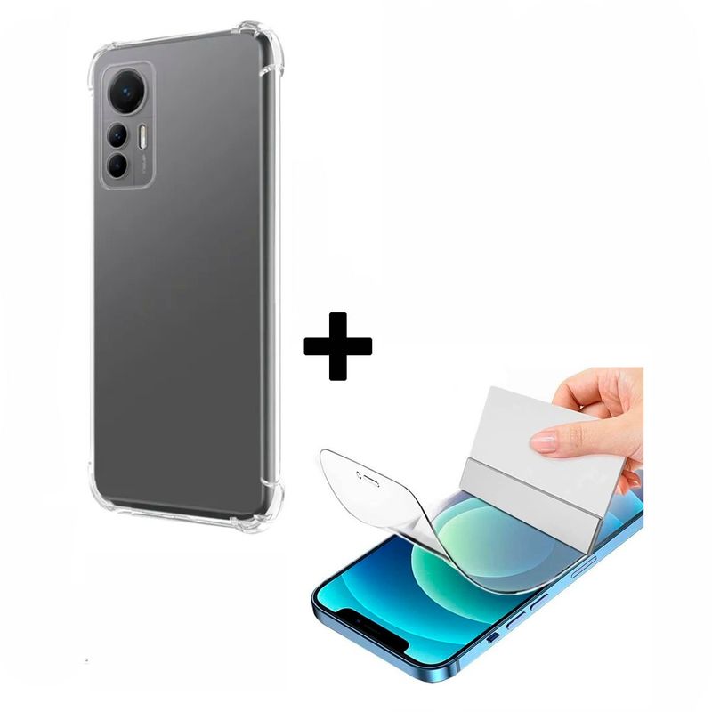 JOIGO - Carcasa Lamina Hidrogel Transparente Para Xiaomi 12 Lite