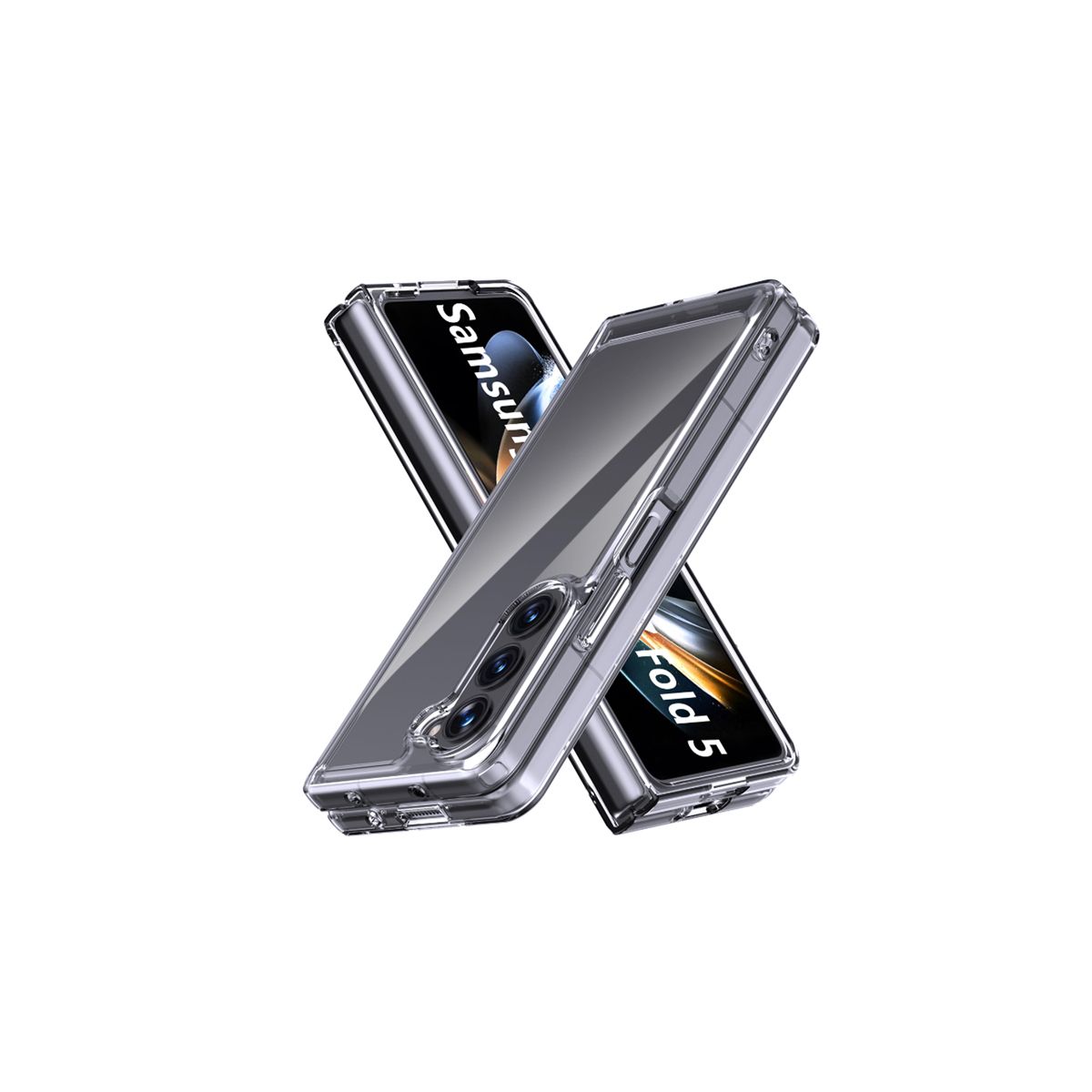 JOIGO - Carcasa Anti golpes Para Samsung Z Fold5 Transparente