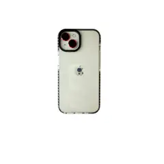 JOICO - Carcasa Para iPhone 15 Transparente Borde Negro