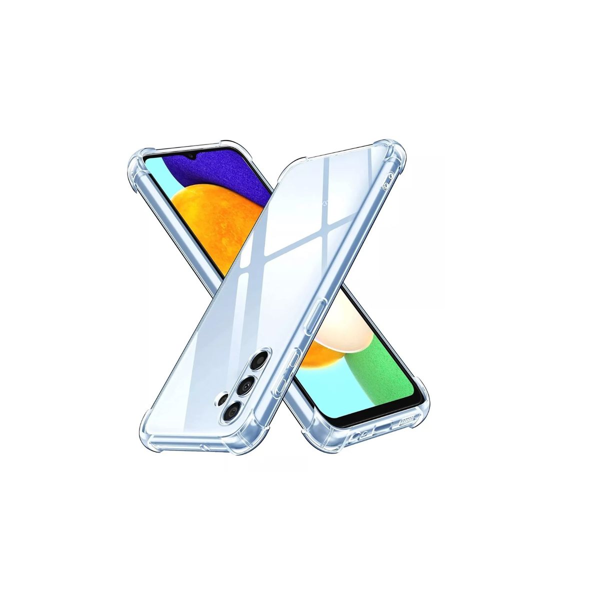 JOIGO - Carcasa Antigolpes Para Samsung A02s Transparente Reforzado