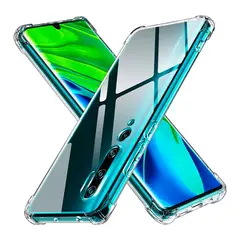 JOIGO - Carcasa Para Xiaomi Redmi Mi Note 10 Transparente Reforzado