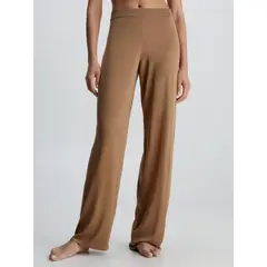 CALVIN KLEIN - Pantalón Pijama Fine Knit Café