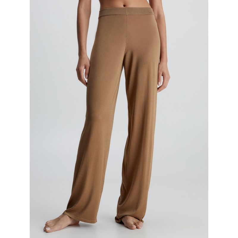 CALVIN KLEIN - Pantalón Pijama Fine Knit Café Calvin Klein