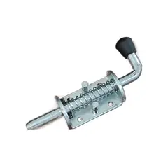 GENERICO - Pestillo Puerta Portón Pasador Picaporte Resorte Seguridad 13 cm