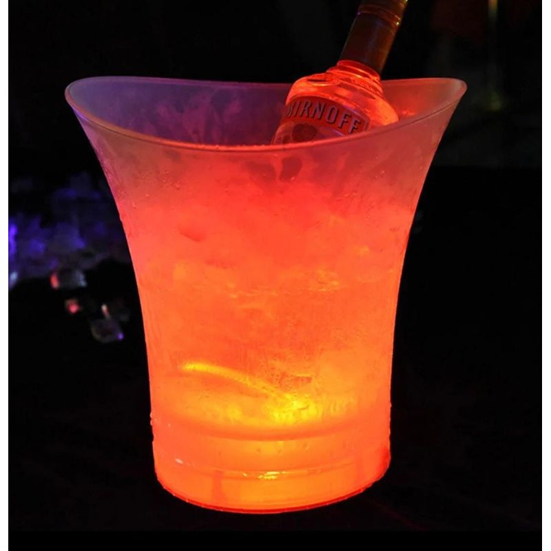GENERICO - Cubetera Hielera bar Home Luces Parlante 5LT