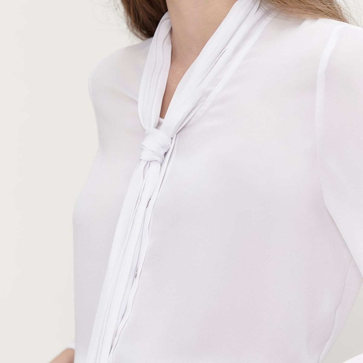 ASH - Blusa Manga Larga Crudo Mujer Ash