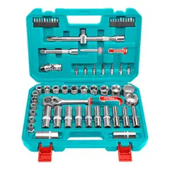 TOTAL TOOLS - Set Juego Dados Cuadrante 12 Pulgada 62 Pcs Total Tht121602