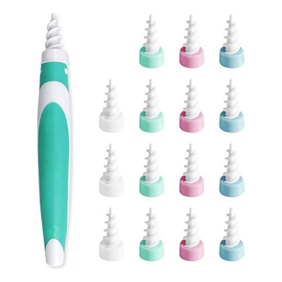 IMPORTCLICK - Kit Limpieza Oído Oreja 16 Puntas Blandas IMPORTCLICK