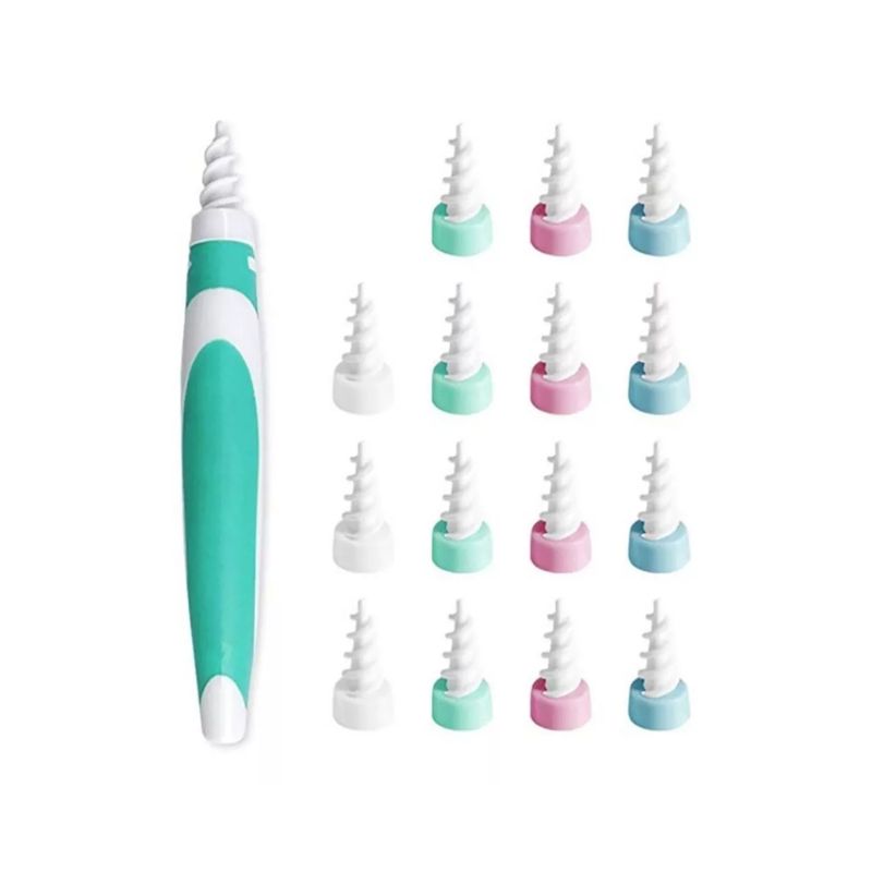 IMPORTCLICK - Kit Limpieza Oído Oreja 16 Puntas Blandas IMPORTCLICK