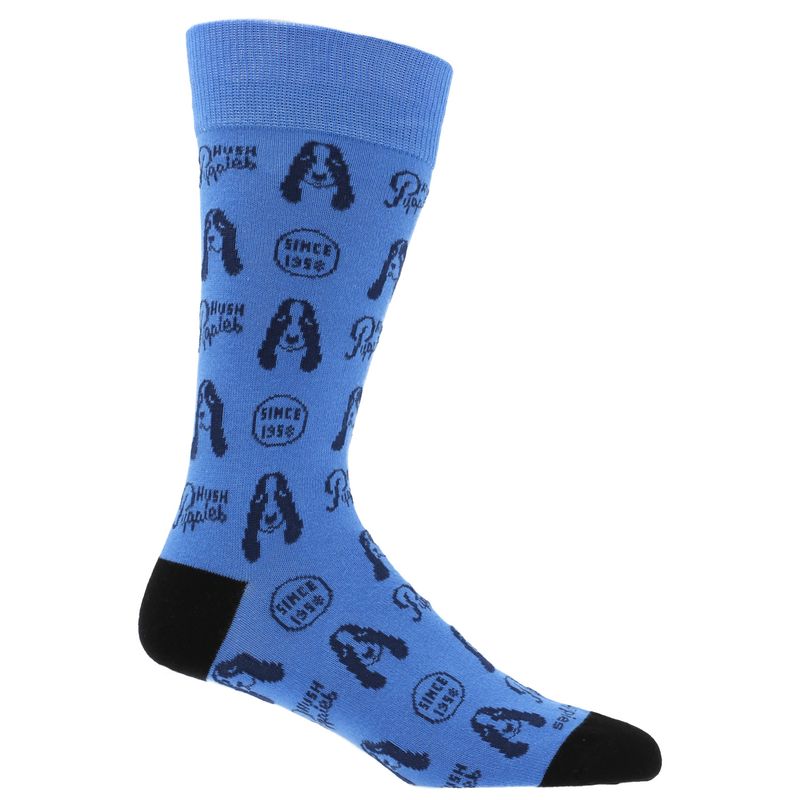 HUSH PUPPIES - Calcetín Algodón Hombre Dog Puppies Azul HUSH PUPPIES