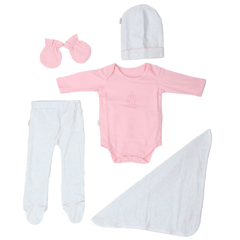 HUSH PUPPIES - Set De Regalo Bebé Rosado HUSH PUPPIES