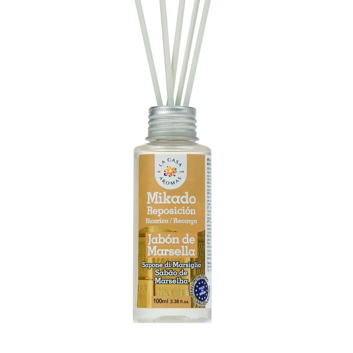 GENERICO - Ambientador Mikado Jabón de Marsella 100ml - La Casa de los Aromas