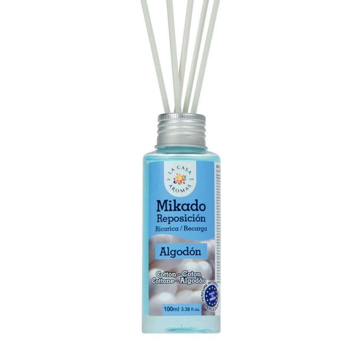 GENERICO - Ambientador Mikado Algodón 100ml - La Casa de los Aromas