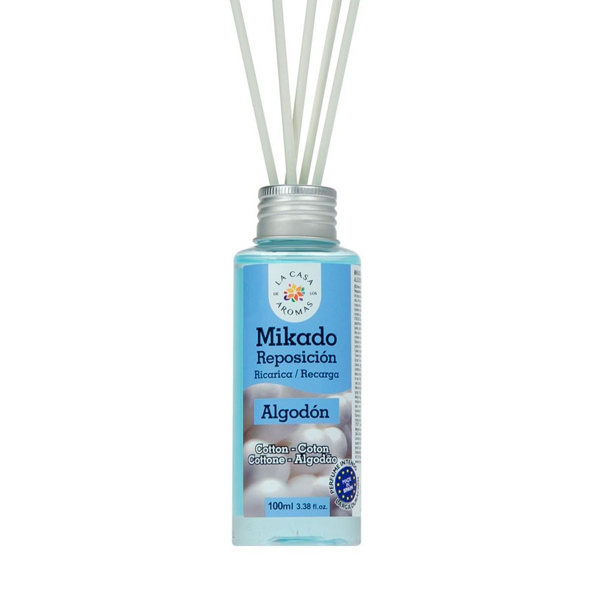 GENERICO - Ambientador Mikado Algodón 100ml - La Casa de los Aromas