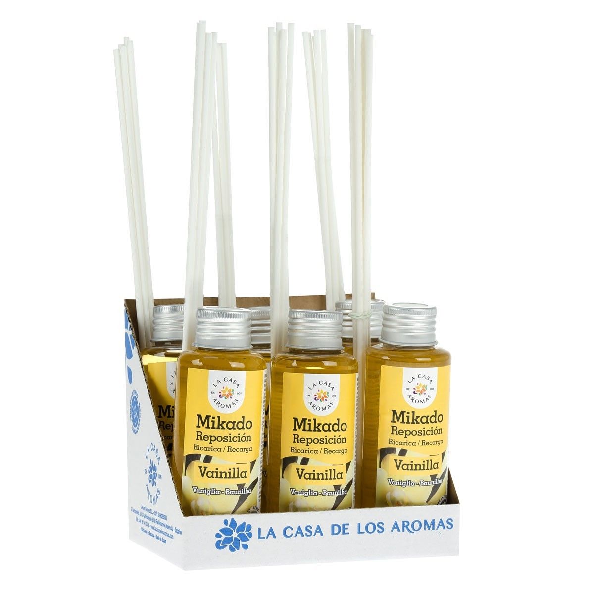GENERICO - Pack 6 Ambientador Mikado Vainilla 100ml - La Casa de los Aromas…