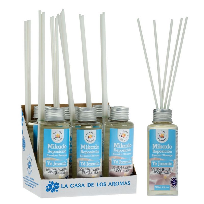GENERICO - Pack de 6 Ambientador Mikado Té Jazmín 100ml - La Casa de los Aromas