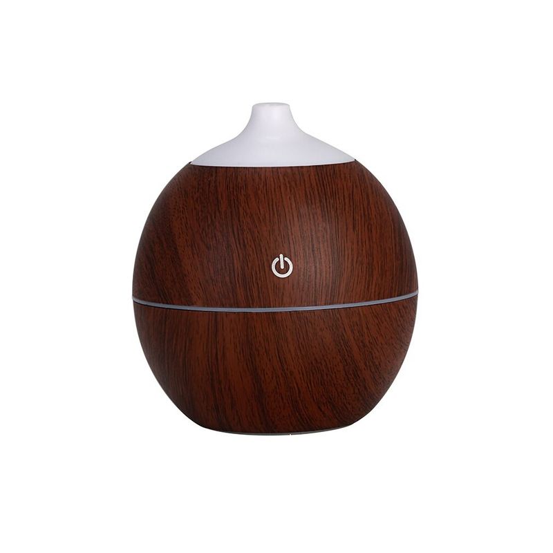 GENERICO - Humidificador con Luz 130 ml Usb Oscuro