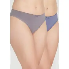 KAYSER - Pack 2x bikini algodón P21312-GRI