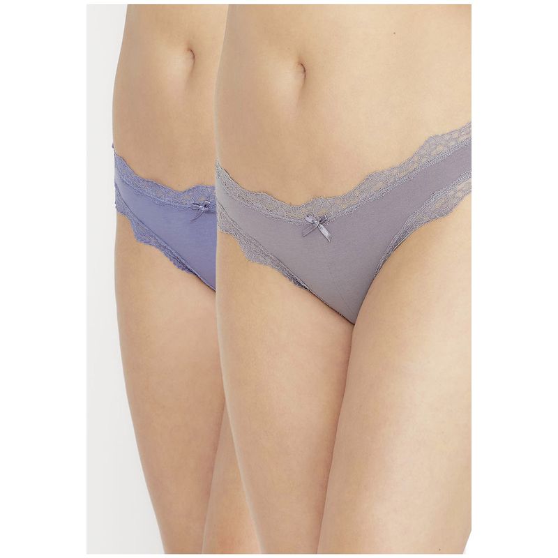 KAYSER - Pack 2x pantaleta algodón P21413-GRI Kayser KAYSER.-